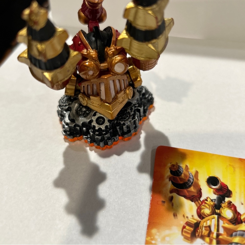 2012 Skylanders: Spyro's Adventure: DRILL SERGEANT #2 figure orange base
